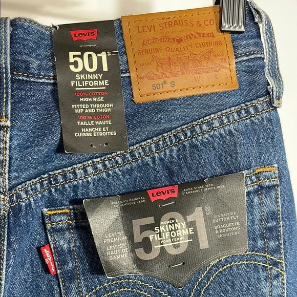 Levi's 501’s Blue Jeans - Picture 9 of 9